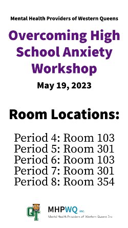 Presentation schedule